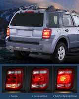 Nilight Taillight Assembly Compatible with 2008 2009 2010 2011 2012 Ford Escape Tail Lights Rear Lamp Replacement OE Style Passenger Side, view 3
