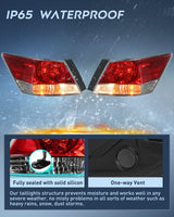 Nilight Taillight Assembly Compatible with 2008 2009 2010 2011 2012 Honda Accord Tail Lights Rear Lamp Replacement OE Style Driver and Passenger Side w/Bulbs, view 5