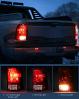 Nilight Taillight Assembly Compatible with 2009 2010 2011 2012 2013 2014 2015 2016 2017 2018 Dodge Ram 1500 2500 3500 2019 2020 2021 Classic Rear Lamp OE Style Driver Side and Passenger Side Dark Red, view 4