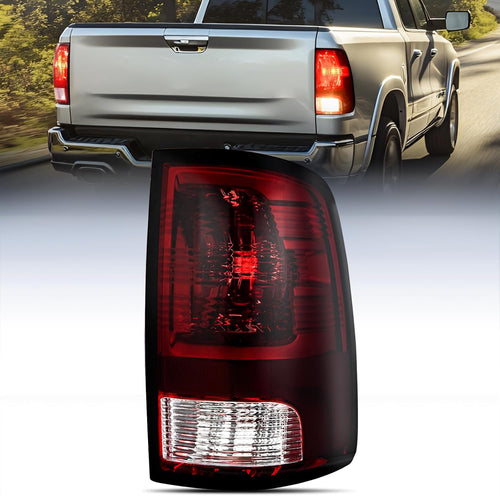 Nilight Taillight Assembly Compatible with 2009 2010 2011 2012 2013 2014 2015 2016 2017 2018 Dodge Ram 1500 2500 3500 2019 2020 2021 Classic Rear Lamp OE Style Passenger Side Dark Red
