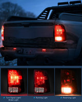 Nilight Taillight Assembly Compatible with 2009 2010 2011 2012 2013 2014 2015 2016 2017 2018 Dodge Ram 1500 2500 3500 2019 2020 2021 Classic Rear Lamp OE Style Passenger Side Dark Red, view 4