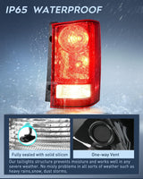 Nilight Taillight Assembly Compatible with 2009 2010 2011 2012 2013 2014 2015 Honda Pilot Red Clear Tail Lights Rear Lamp Replacement OE Style Passenger Side w/Bulbs, view 5