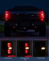 Nilight Taillight Assembly Compatible with 2009 2010 2011 2012 2013 2014 Ford F150 Incandescent Type Styleside Upgrade LED Tube tail lights; Rear Brake Lamps, view 4