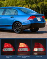 Nilight Taillight Assembly Compatible with 2009 2010 2011 Honda Civic Sedan Hybrid 4 Door Rear Lamp Replacement OE Style Driver and Passenger Side, view 3