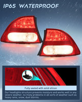 Nilight Taillight Assembly Compatible with 2009 2010 2011 Honda Civic Sedan Hybrid 4 Door Rear Lamp Replacement OE Style Driver and Passenger Side, view 4