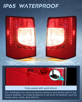 Nilight Taillight Assembly Compatible with 2011 2012 2013 2014 2015 2016 Chrysler Town & Country with LED Type Taillights Only Rear Lamp OE Style Driver Side and Passenger Side, view 5