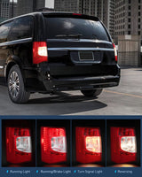 Nilight Taillight Assembly Compatible with 2011 2012 2013 2014 2015 2016 Chrysler Town & Country with LED Type Taillights Only Rear Lamp OE Style Driver Side, view 4