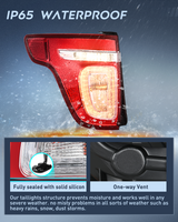 Nilight Taillight Assembly Compatible with 2011 2012 2013 2014 2015 Ford Explorer Rear Lamp Replacement OE Style LED and halogen bulbs Driver Side, view 4