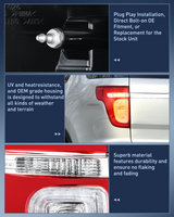 Nilight Taillight Assembly Compatible with 2011 2012 2013 2014 2015 Ford Explorer Rear Lamp Replacement OE Style LED and halogen bulbs Driver Side, view 5
