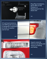 Nilight Taillight Assembly Compatible with 2011 2012 2013 2014 2015 Ford Explorer Rear Lamp Replacement OE Style LED and halogen bulbs Passenger Side, view 5