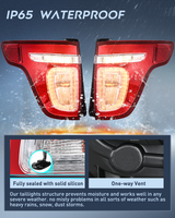 Nilight Taillight Assembly Compatible with 2011 2012 2013 2014 2015 Ford Explorer Rear Lamp Replacement OE Style with LED and halogen bulbs Driver Side and Passenger Side, view 4