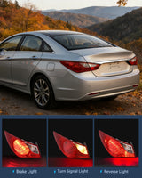 Nilight Taillight Assembly Compatible with 2011 2012 2013 2014 Hyundai Sonata Sedan 4-Door Outer Tail Light OE Style Rear Lamp Replacement Driver Side, view 3