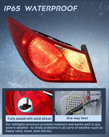 Nilight Taillight Assembly Compatible with 2011 2012 2013 2014 Hyundai Sonata Sedan 4-Door Outer Tail Light OE Style Rear Lamp Replacement Driver Side, view 4