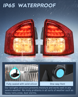 Nilight Taillight Assembly Compatible with 2011 2012 2013 Jeep Compass Tail Light OE Style Rear Lamp Replacement Driver and Passenger Side w/Bulbs, view 5