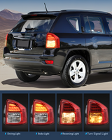Nilight Taillight Assembly Compatible with 2011 2012 2013 Jeep Compass Tail Light OE Style Rear Lamp Replacement Passenger Side w/Bulbs, view 4