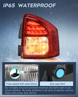 Nilight Taillight Assembly Compatible with 2011 2012 2013 Jeep Compass Tail Light OE Style Rear Lamp Replacement Passenger Side w/Bulbs, view 5