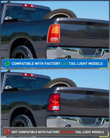 Nilight Taillight Assembly Compatible with 2013 2014 2015 2016 2017 2018 Dodge Ram 1500 2014-2018 Ram 2500 3500 LED Style Driver Side and Passenger Side Rear Tail Light with Bulbs, view 2