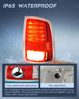 Nilight Taillight Assembly Compatible with 2013 2014 2015 2016 2017 2018 Dodge Ram 1500 2014-2018 Ram 2500 3500 LED Style Driver Side and Passenger Side Rear Tail Light with Bulbs, view 5