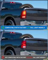 Nilight Taillight Assembly Compatible with 2013 2014 2015 2016 2017 2018 Dodge Ram 1500 2014-2018 Ram 2500 3500 LED Style Driver Side and Passenger Side Rear Tail Light with Bulbs, view 2