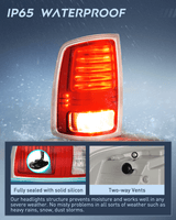 Nilight Taillight Assembly Compatible with 2013 2014 2015 2016 2017 2018 Dodge Ram 1500 2014-2018 Ram 2500 3500 LED Style Driver Side Rear Tail Light with Bulbs, view 5