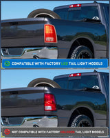 Nilight Taillight Assembly Compatible with 2013 2014 2015 2016 2017 2018 Dodge Ram 1500 2014-2018 Ram 2500 3500 LED Style Passenger Side Tail Light with Bulbs, view 2