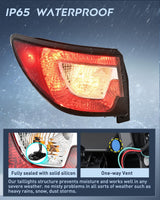 Nilight Taillight Assembly Compatible with 2013 2014 2015 2016 2017 Chevy Traverse Tail Light Replacement OE Style Driver Side with Bulbs, view 4