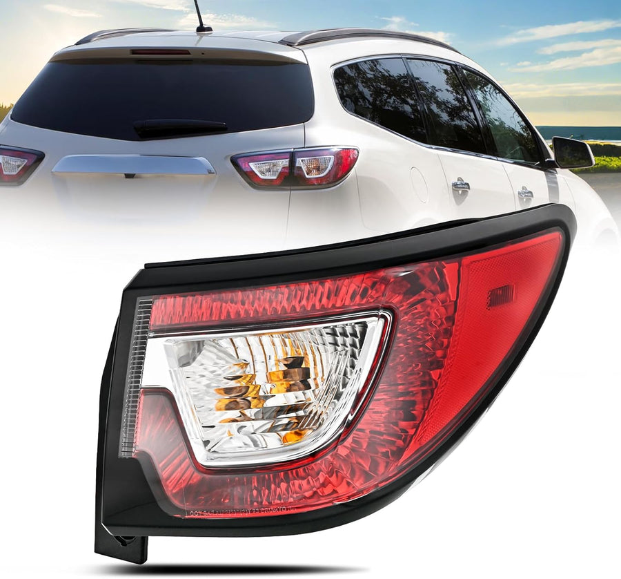 Nilight Taillight Assembly Compatible with 2013 2014 2015 2016 2017 Chevy Traverse Tail Light Replacement OE Style Passenger Side with Bulbs