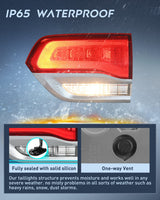 Nilight Taillight Assembly Compatible with 2014 2015 2016 2017 2018 2019 2020 Jeep Grand Cherokee Laredo/Limited/Overland/Summit Tail Lights Driver and Passenger Side w/Bulbs 4 PCS, view 5