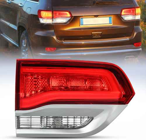 Nilight Taillight Assembly Compatible with 2014 2015 2016 2017 2018 2019 2020 Jeep Grand Cherokee Laredo/Limited/Overland/Summit Tail Lights Inner Driver Side w/Bulbs
