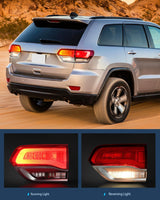Nilight Taillight Assembly Compatible with 2014 2015 2016 2017 2018 2019 2020 Jeep Grand Cherokee Laredo/Limited/Overland/Summit Tail Lights Inner Passenger Side w/Bulbs, view 4