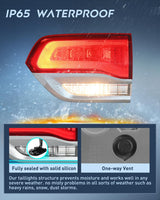 Nilight Taillight Assembly Compatible with 2014 2015 2016 2017 2018 2019 2020 Jeep Grand Cherokee Laredo/Limited/Overland/Summit Tail Lights Inner Passenger Side w/Bulbs, view 5