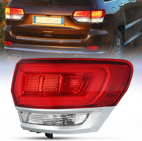 Nilight Taillight Assembly Compatible with 2014 2015 2016 2017 2018 2019 2020 Jeep Grand Cherokee Laredo/Limited/Overland/Summit Tail Lights Outer Passenger Side w/Bulbs