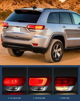 Nilight Taillight Assembly Compatible with 2014 2015 2016 2017 2018 2019 2020 Jeep Grand Cherokee Laredo/Limited/Overland/Summit Tail Lights Outer Passenger Side w/Bulbs, view 4
