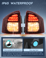 Nilight Taillight Assembly Compatible with 2014 2015 2016 2017 Jeep Compass Tail Light OE Style Rear Lamp Replacement Driver and Passenger Side w/Bulbs, view 5