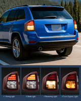 Nilight Taillight Assembly Compatible with 2014 2015 2016 2017 Jeep Compass Tail Light OE Style Rear Lamp Replacement Driver Side w/Bulbs, view 4