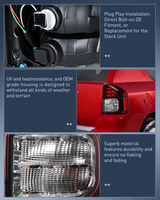 Nilight Taillight Assembly Compatible with 2014 2015 2016 2017 Jeep Compass Tail Light OE Style Rear Lamp Replacement Passenger Side w/Bulbs, view 5