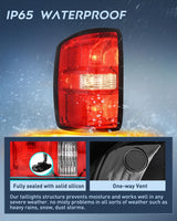 Nilight Taillight Assembly Compatible with 2014 2015 GMC Sierra 1500 | 2015 GMC Sierra 2500HD 3500HD Tail Light OE Style Rear Lamp Replacement Driver Side, view 6