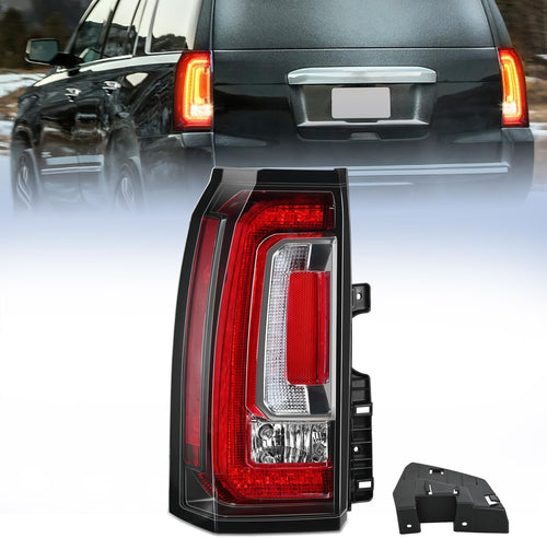 Nilight Taillight Assembly Compatible with 2015 2016 2017 2018 2019 2020 GMC Yukon and Yukon XL 2015-2018 submodel Denali SLE SLT LED Type Tail Lights Rear Lamp Replacement Driver Side