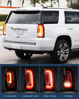 Nilight Taillight Assembly Compatible with 2015 2016 2017 2018 2019 2020 GMC Yukon and Yukon XL 2015-2018 submodel Denali SLE SLT LED Type Tail Lights Rear Lamp Replacement Passenger Side, view 3