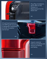 Nilight Taillight Assembly Compatible with 2015 2016 2017 Ford F150 F-150 Rear Tail Light with LED and Blind Spot System Lamp Replacement OE Style Radar Module NOT Included Passenger Side, view 6