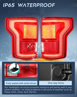 Nilight Taillight Assembly Compatible with 2015 2016 2017 Ford F150 Rear Tail Light with Blind Spot Lamp Replacement LED OE Style Module NOT Included Drive and Passenger Side, view 5