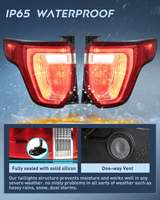 Nilight Taillight Assembly Compatible with 2016 2017 2018 2019 Ford Explorer Rear Lamp Replacement OE Style LED and halogen bulbs Driver Side Passenger, view 4