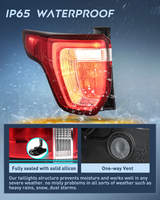 Nilight Taillight Assembly Compatible with 2016 2017 2018 2019 Ford Explorer Rear Lamp Replacement OE Style LED and halogen bulbs Driver Side, view 4