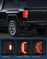 Nilight Taillight Assembly Compatible with 2016 2017 2018 GMC Sierra 1500 Tail Light with LED Type OE Style Rear Lamp Replacement Driver Side, view 4