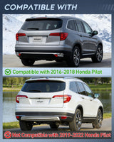 Nilight Taillight Assembly Compatible with 2016 2017 2018 Honda Pilot | Outer Tail Light OE Style Rear Lamp Replacement Driver and Passenger Side, view 2
