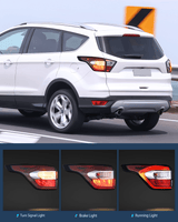 Nilight Taillight Assembly Compatible with 2017 2018 2019 Ford Escape Kuga Outer Rear Lamp Replacement OE Style LED and halogen bulbs Driver Side Passenger, view 4