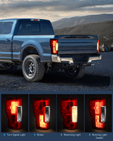 Nilight 2017 2018 2019 Ford F250 F350 Super Duty Rear Lamp Replacement Taillight Assembly OE Style Driver Side Red Lens, view 4