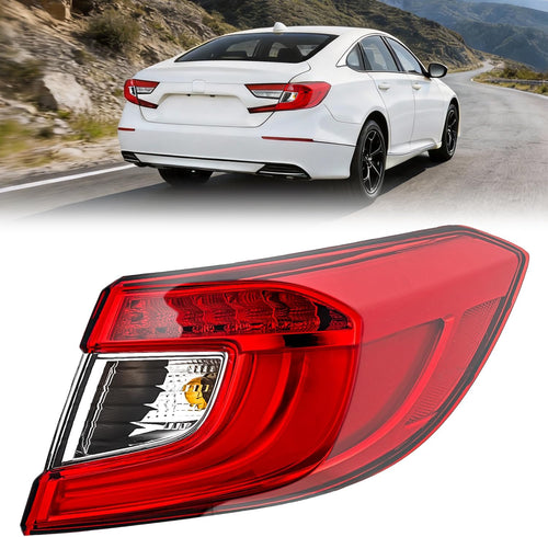 Nilight Taillight Assembly Compatible with 2018 2019 2020 2021 2022 Honda Accord Sedan 4-Door Tail Light OE Style Rear Outer Lamp Replacement Passenger Side
