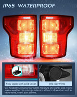 Nilight Taillight Assembly Compatible with 2018 2019 2020 Ford F150 F-150 Pickup Truck Tail Light Rear Lamp Replacement OE Style Red Housing with Bulbs and Harness Driver and Passenger side, view 4
