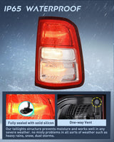 Nilight Taillight Assembly Compatible with 2019 2020 2021 2022 2023 Dodge Ram 1500 Tail Light Replacement OE Style Driver Side and Passenger Side with Bulbs, view 5